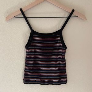 Brandy Melville Stripped Crop Top